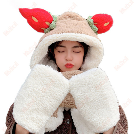 slouchy beanie lamb wool material